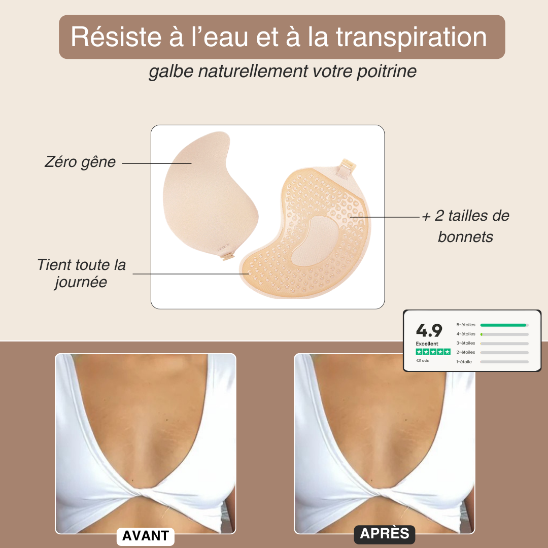 Soutien-gorge Push-up Invisible