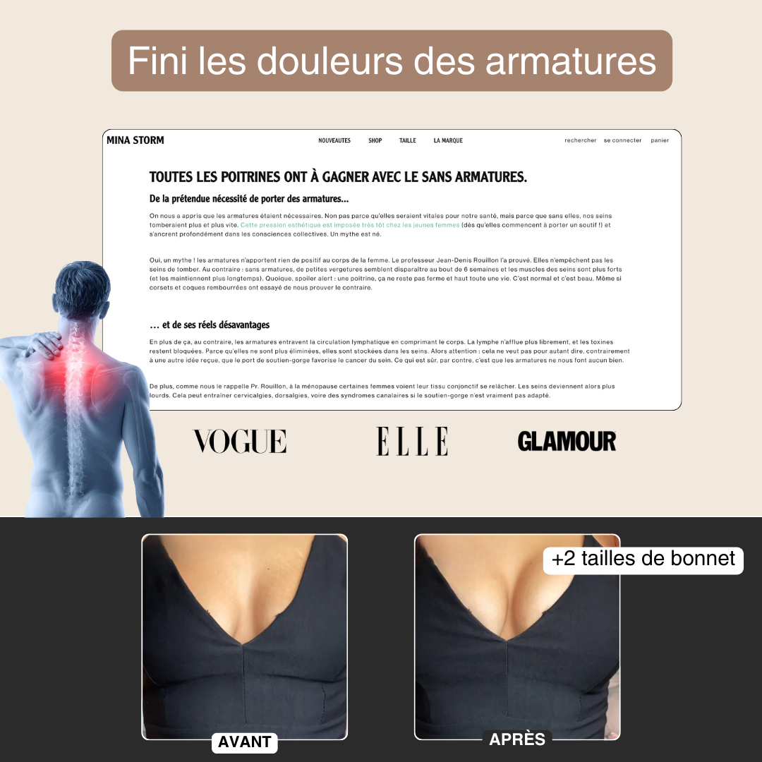 Soutien-gorge Push-up Invisible