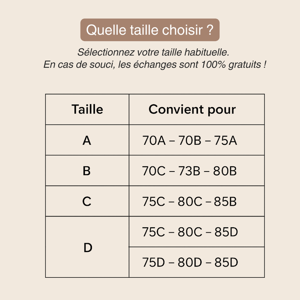 Soutien-gorge Push-up Invisible