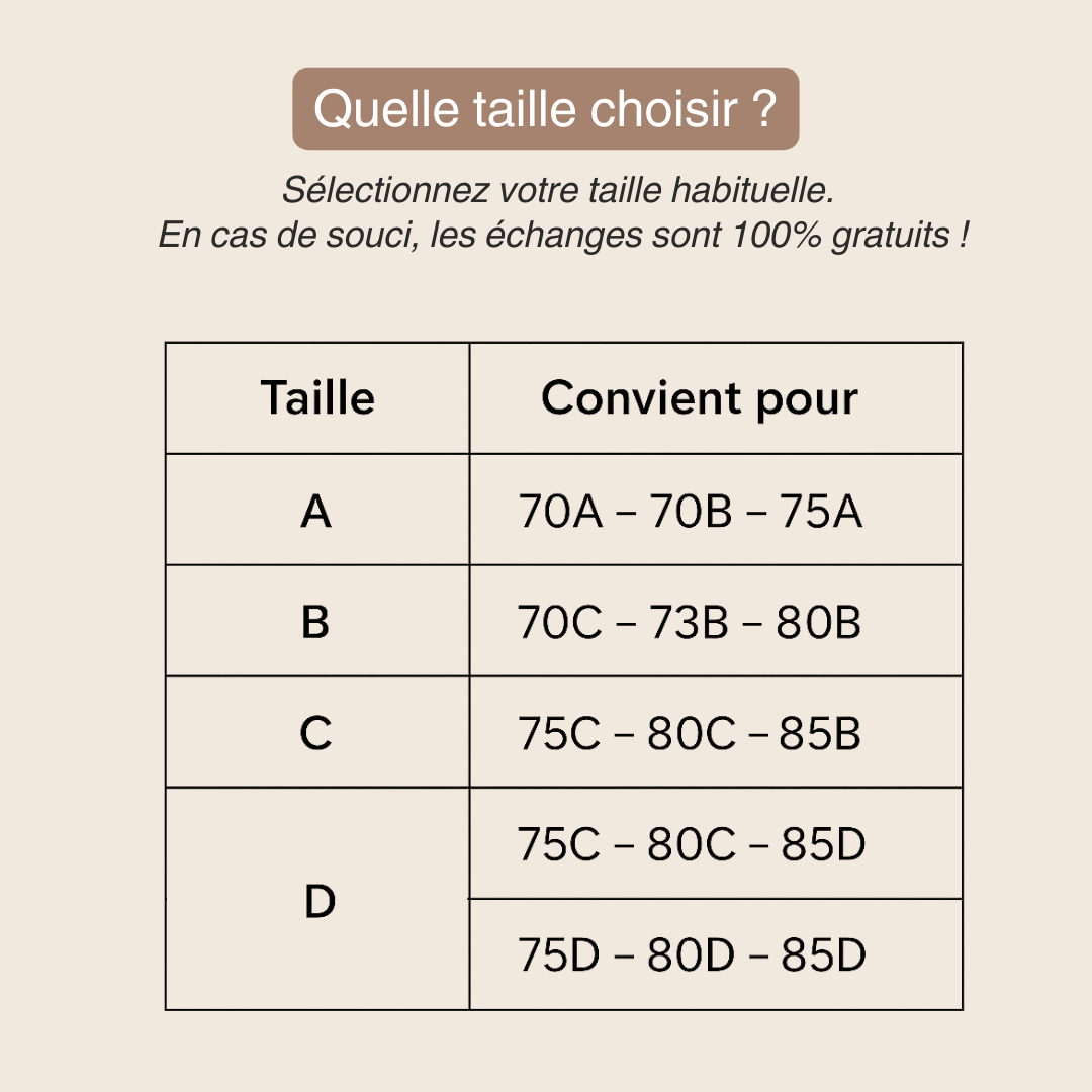 Soutien-gorge Push-up Invisible